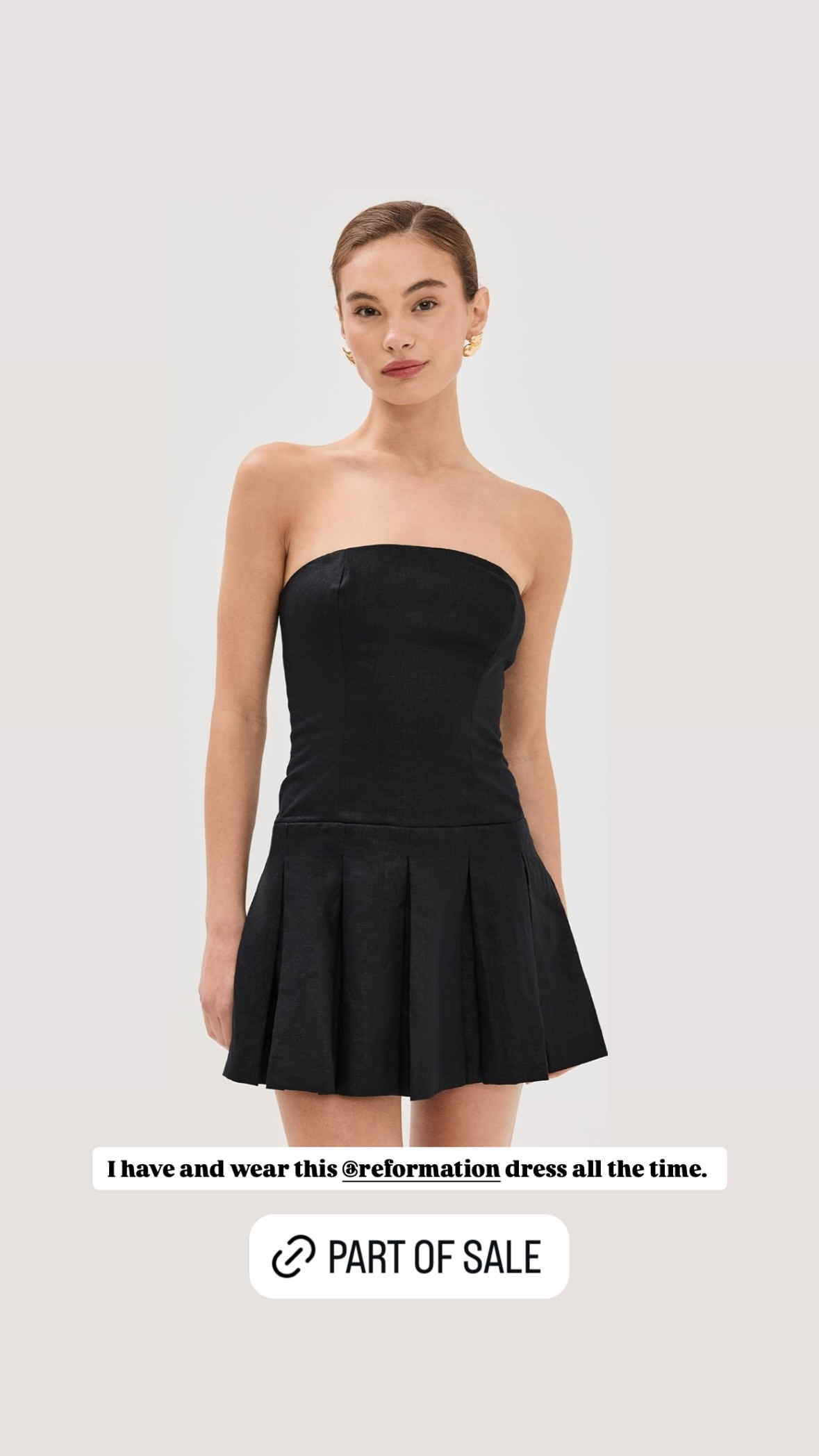  

 I wear this reformation dress all the time