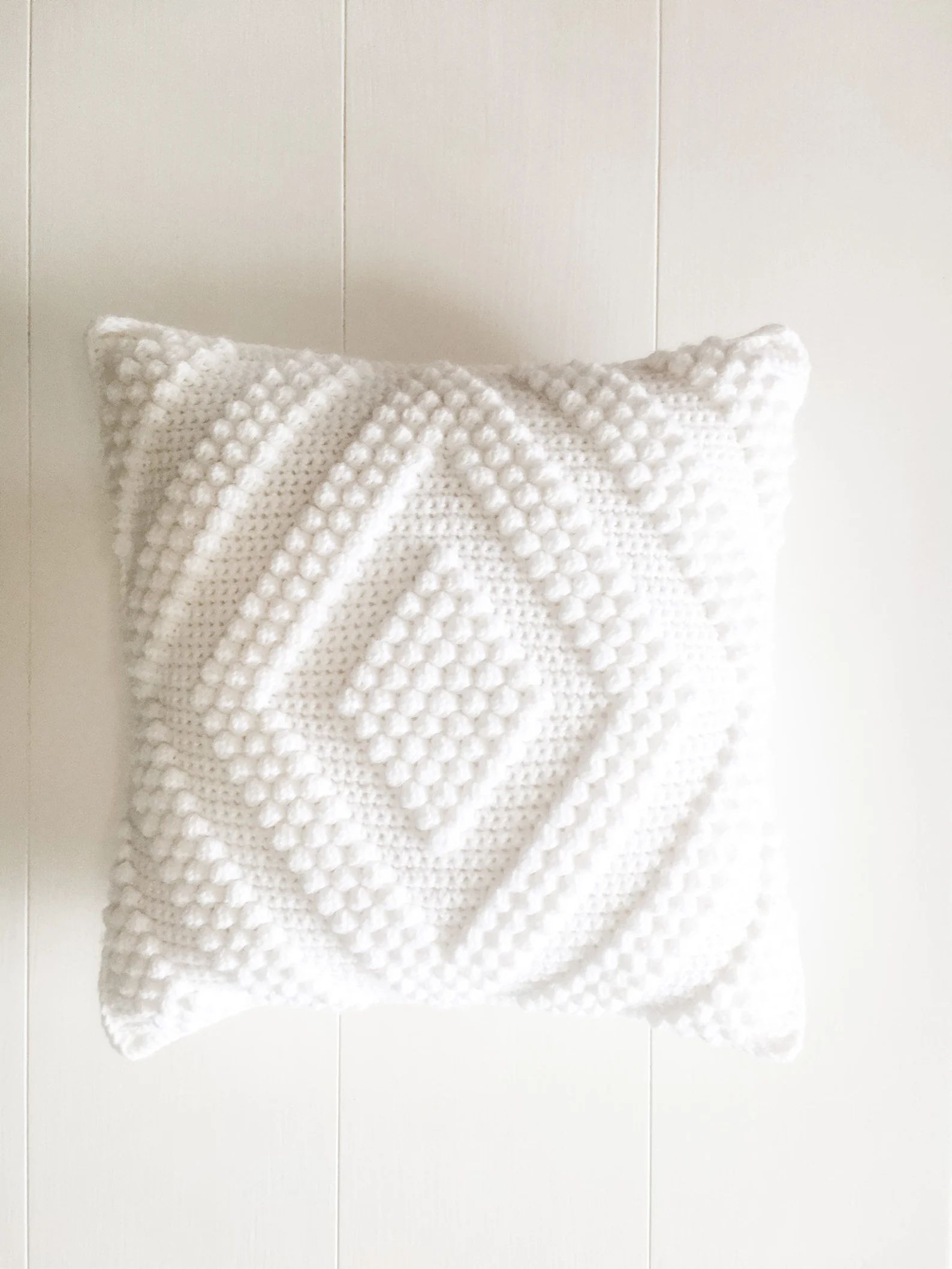 Diamond Bobble Pillow Pattern Crochet Pillow Farmhouse | Etsy | Etsy (US)