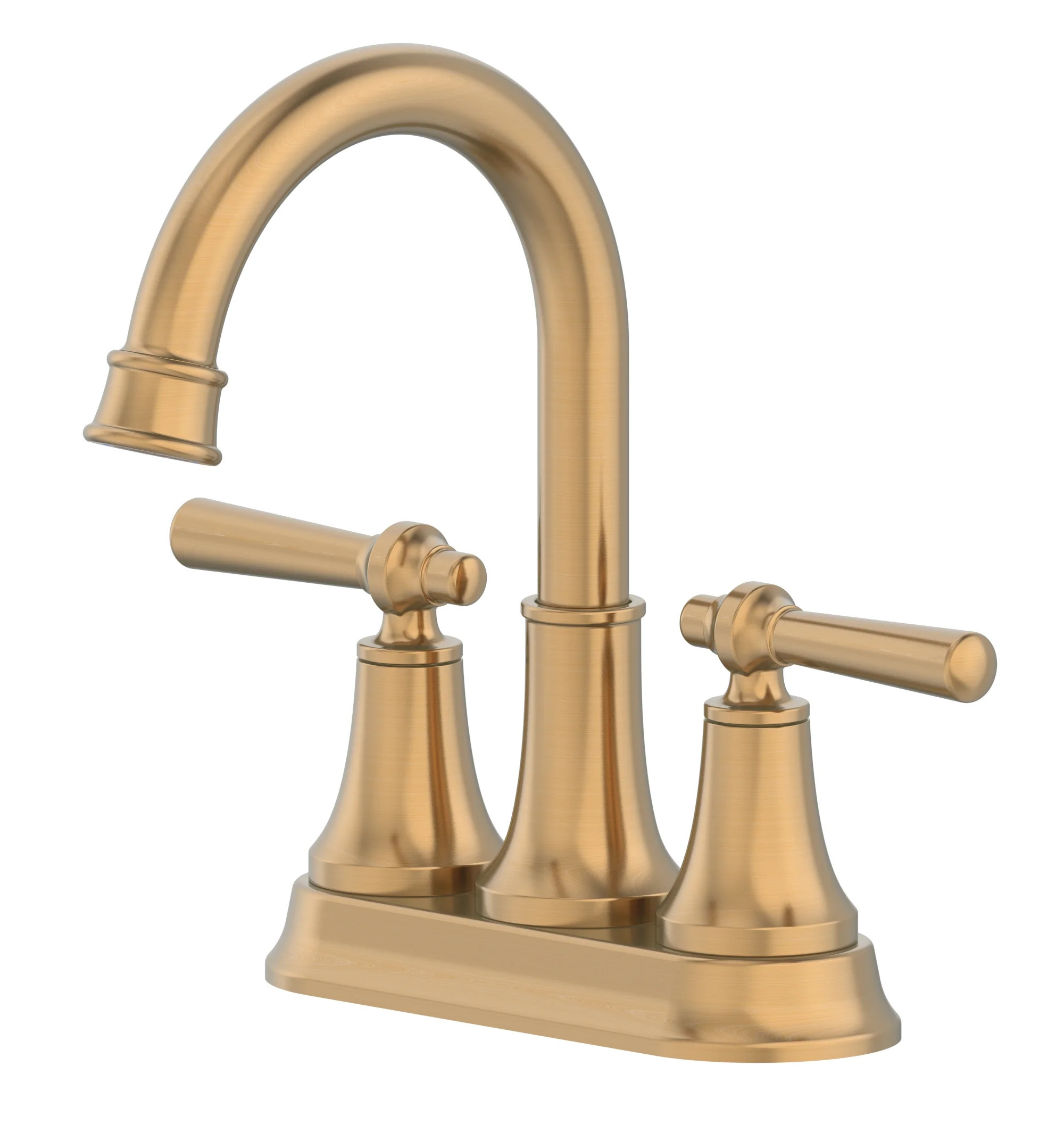 Better Homes & Gardens Modern Heirloom 4" Centerset Bathroom Faucet in Heritage Gold - Walmart.co... | Walmart (US)