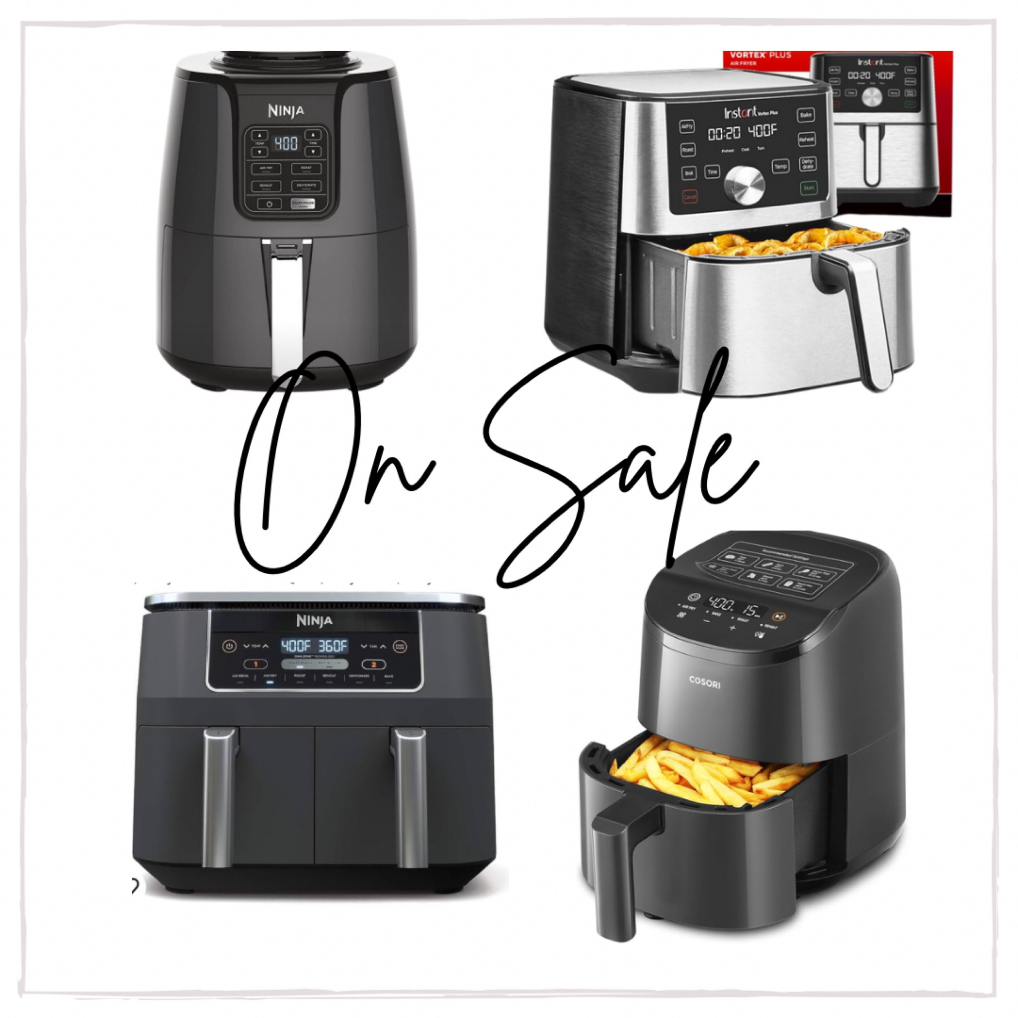 Air Fryer on Sale, hurry up and get these air fryer’s at great prices!!!  #amazon #kitchen #airfryers #home #essentials

#LTKHome #LTKSaleAlert #LTKFamily