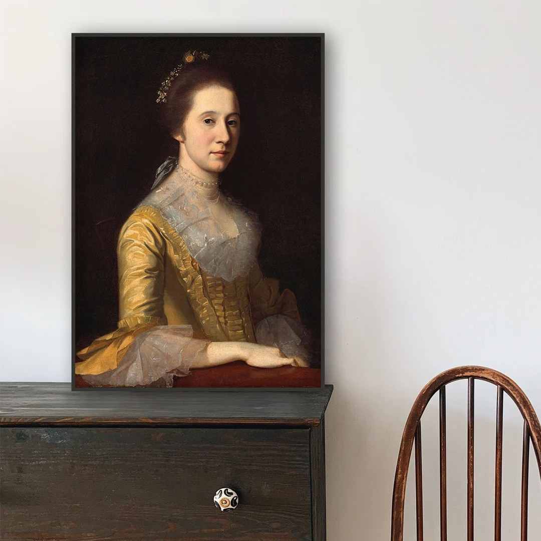 18th Century Oil Painting Professional Fine Art Print | Beautiful Vintage Female Portrait | Inter... | Etsy (US)