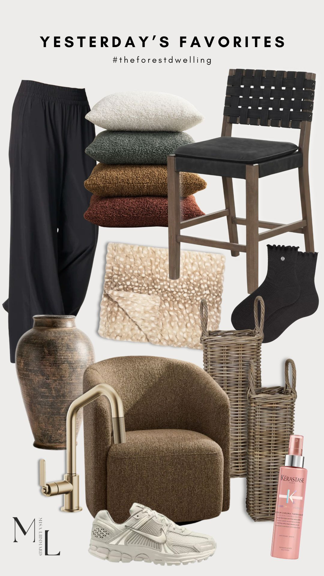 Sharing yesterday's faves! How cute are these Lettuce Edge Quarter Socks? Obsessed! The Anti-Frizz Leave-In Treatment will have your hair looking so smooth. Lola Blankets are worth the hype. Super cozy and so many colors to choose from. The Villa Wideleg are a staple in my wardrobe. I have multiple pair. 

 #LTKdayinmylife #LTKHome