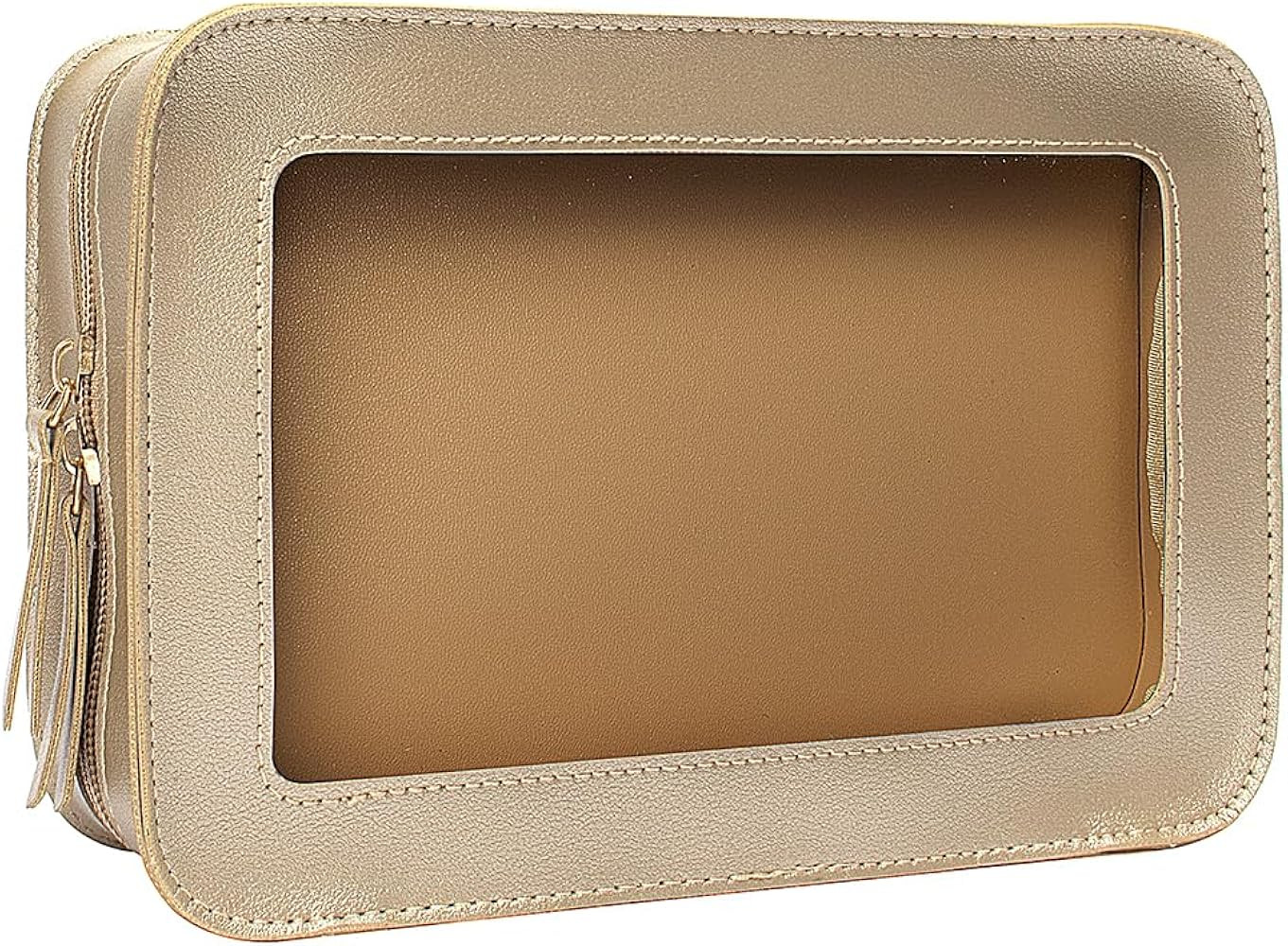 FFpaw Clear Makeup Bag Organizer, TSA Approved Portable Travel Toiletry Bag Multipurpose Cosmetic... | Amazon (US)