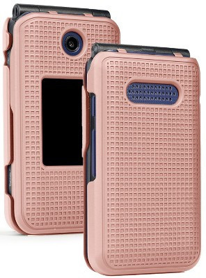 Nakedcellphone Hard Case for AT&T Cingular Flip 4, Cricket Debut Flip Phone - Rose Gold | Target