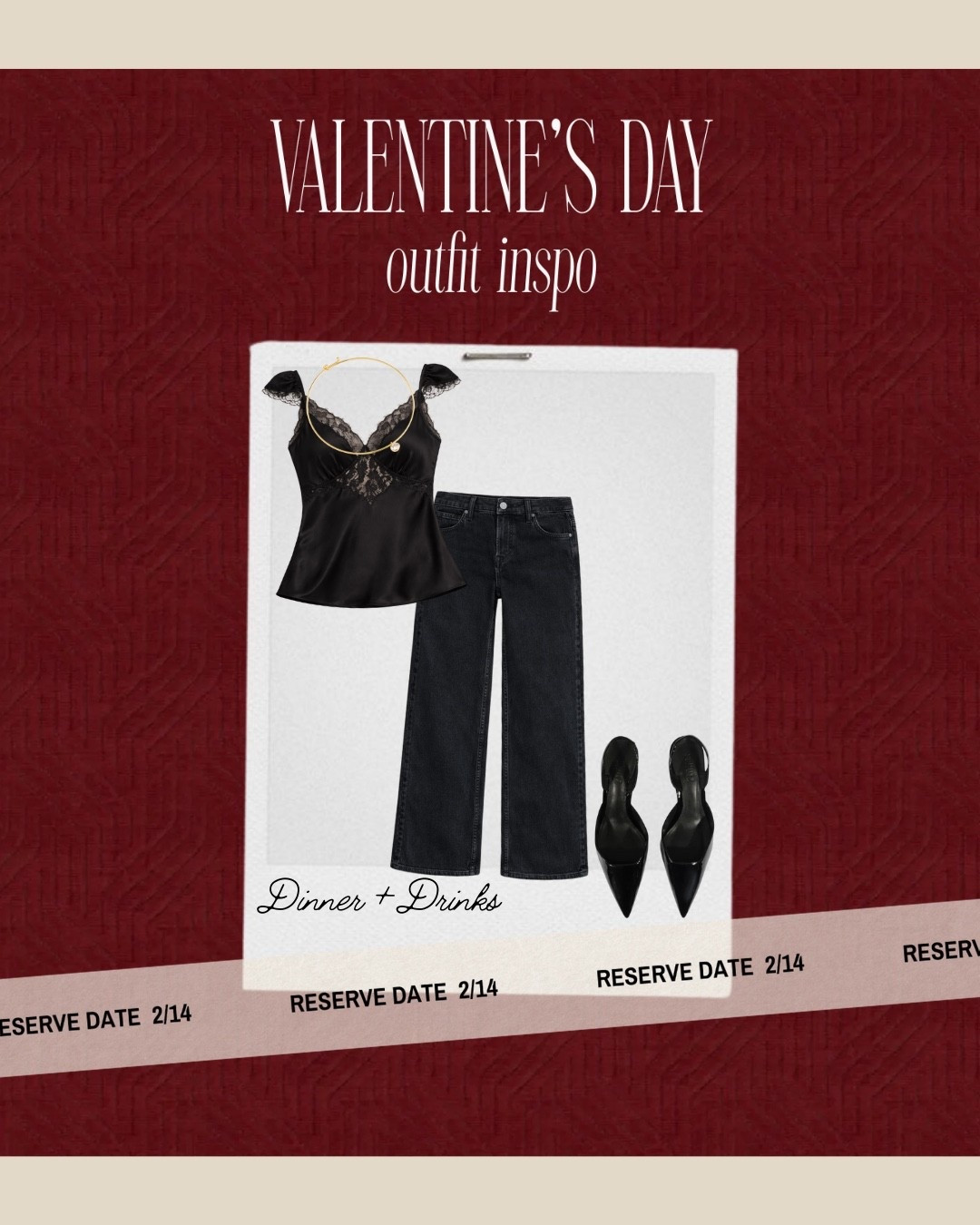 Causal Valentine’s Day outfit!🖤

#LTKValentine