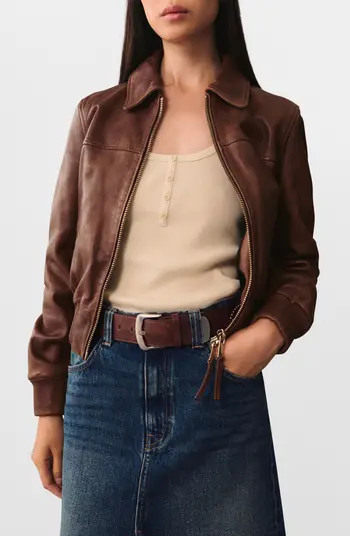 Leather Bomber Jacket | Nordstrom