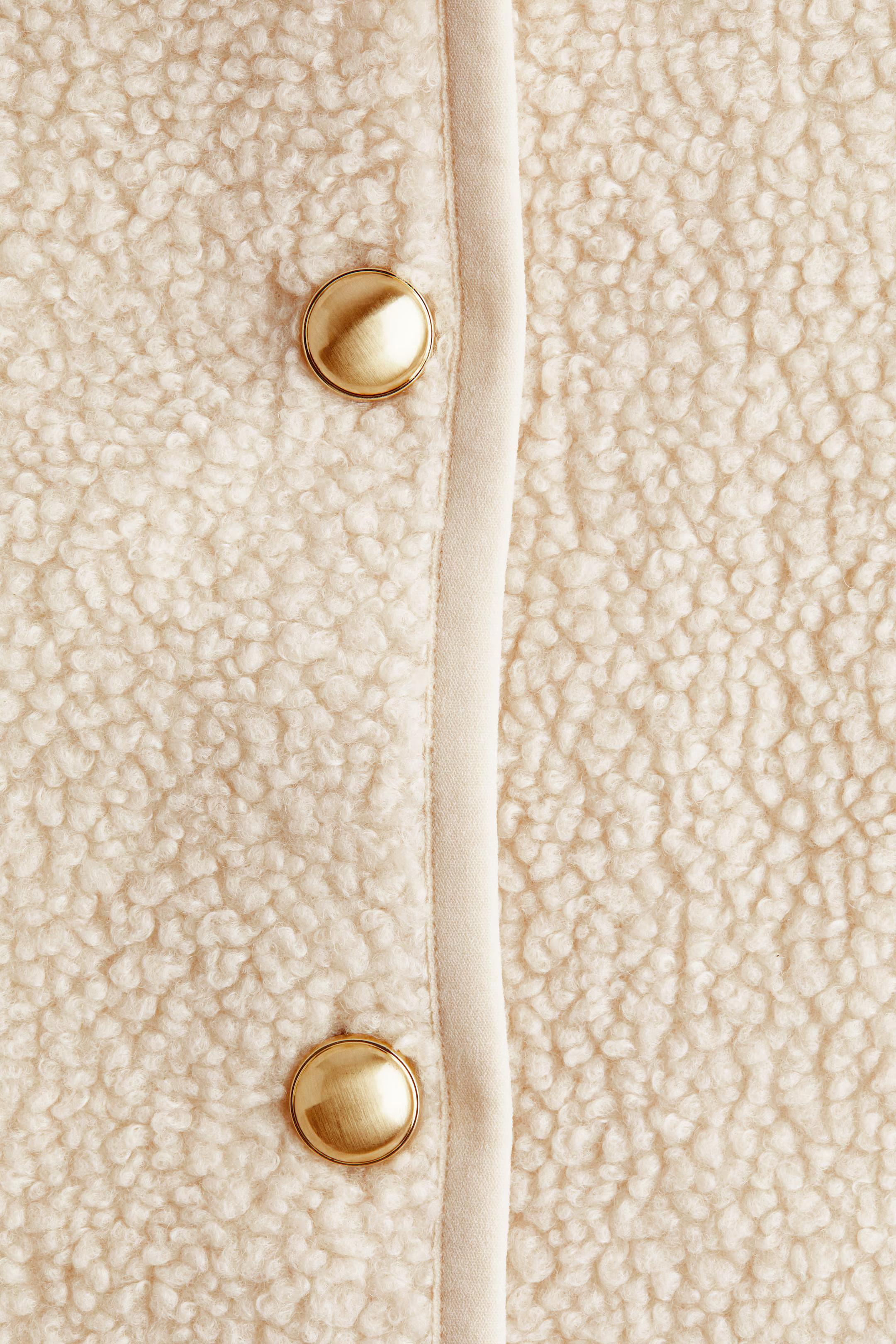 Teddy Fleece Jacket - Light beige - Ladies | H&M US | H&M (US + CA)