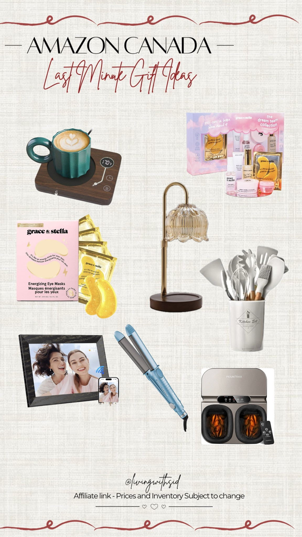 Need a last minute gift idea that unique, thoughtful and will arrive before Christmas? 
Check these Amazon holiday finds 

Amazon Canada | Christmas shopping | Christmas Decor | Holiday gift guide
#holidayshopping #christmasshopping 

#LTKcanada #LTKgiftguide #LTKfamily