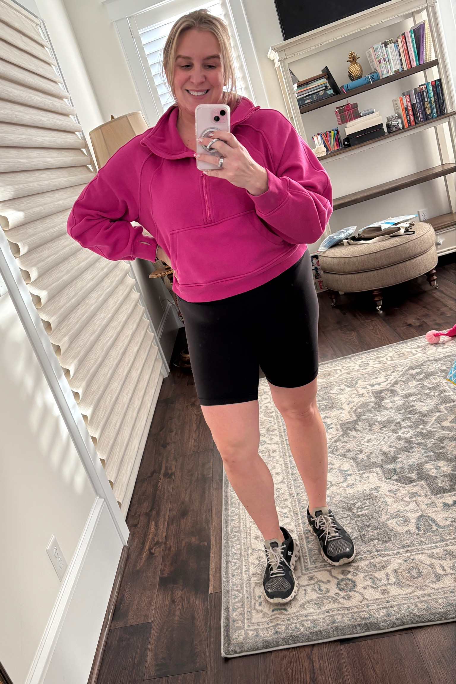 It was a get ish done kind of day! My Amazon Lululemon mash up was just the outfit to run around in. Comfy enough to chase the kids, cute enough to get compliments! 

Plus all items are on sale!


Lululemon sale, lululemon inspired, on cloud, bike shorts, cropped half zip



#LTKMidsize #LTKActive #LTKSaleAlert