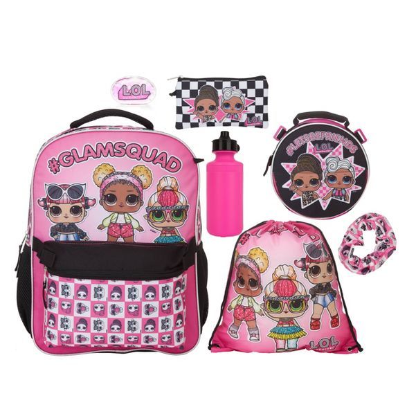 L.O.L. Surprise! #Letsbefriends 16" Kids' Backpack Set - 7pc | Target