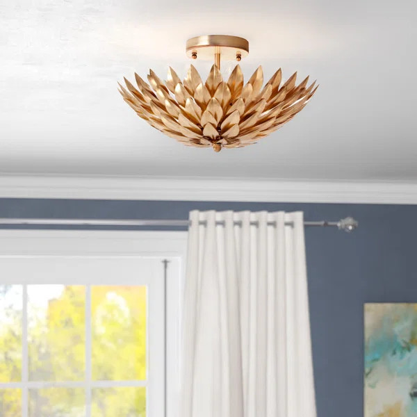 Landon 4 - Light 16" Semi Flush Mount | Wayfair Professional