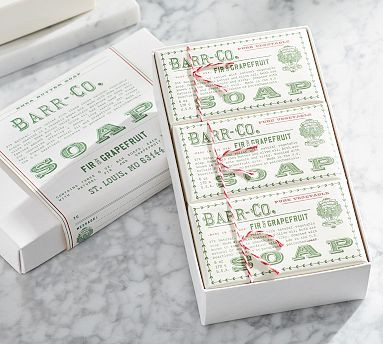 Barr-Co. Fir + Grapefruit Soap Gift Box Set | Pottery Barn (US)