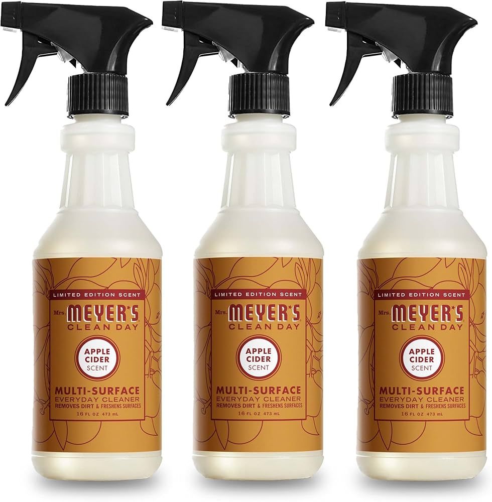 MRS. MEYER'S CLEAN DAY All-Purpose Cleaner Spray, Limited Edition Apple Cider, 16 fl. oz - Pack o... | Amazon (US)