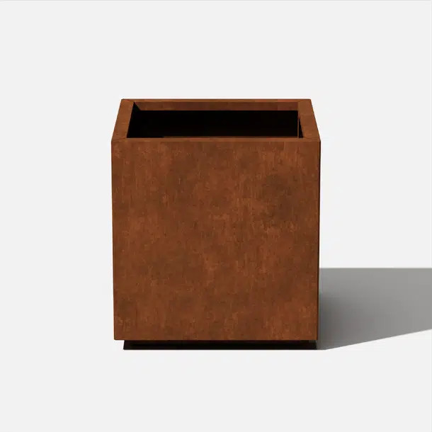 Corten Steel Series Cube Planter Box | Wayfair North America