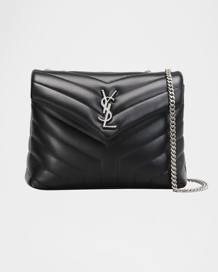 Saint Laurent Loulou Small YSL Shoulder Bag in Quilted Leather | Neiman Marcus