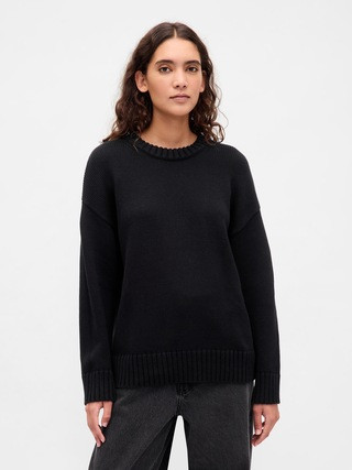 100% Cotton Oversized Sweater | Gap (CA)