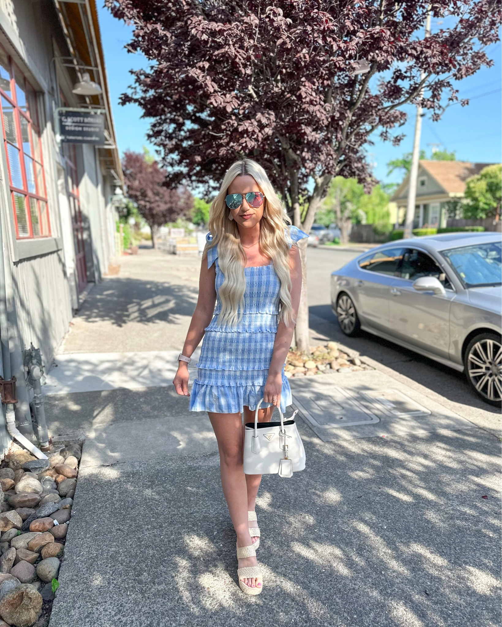 Such a cute dress, and on sale for such an affordable price!

Dress: Small, but could size up to medium for length

Spring | Summer | Gingham | Mini Dress

#LTKSeasonal #LTKunder50 #LTKsalealert
