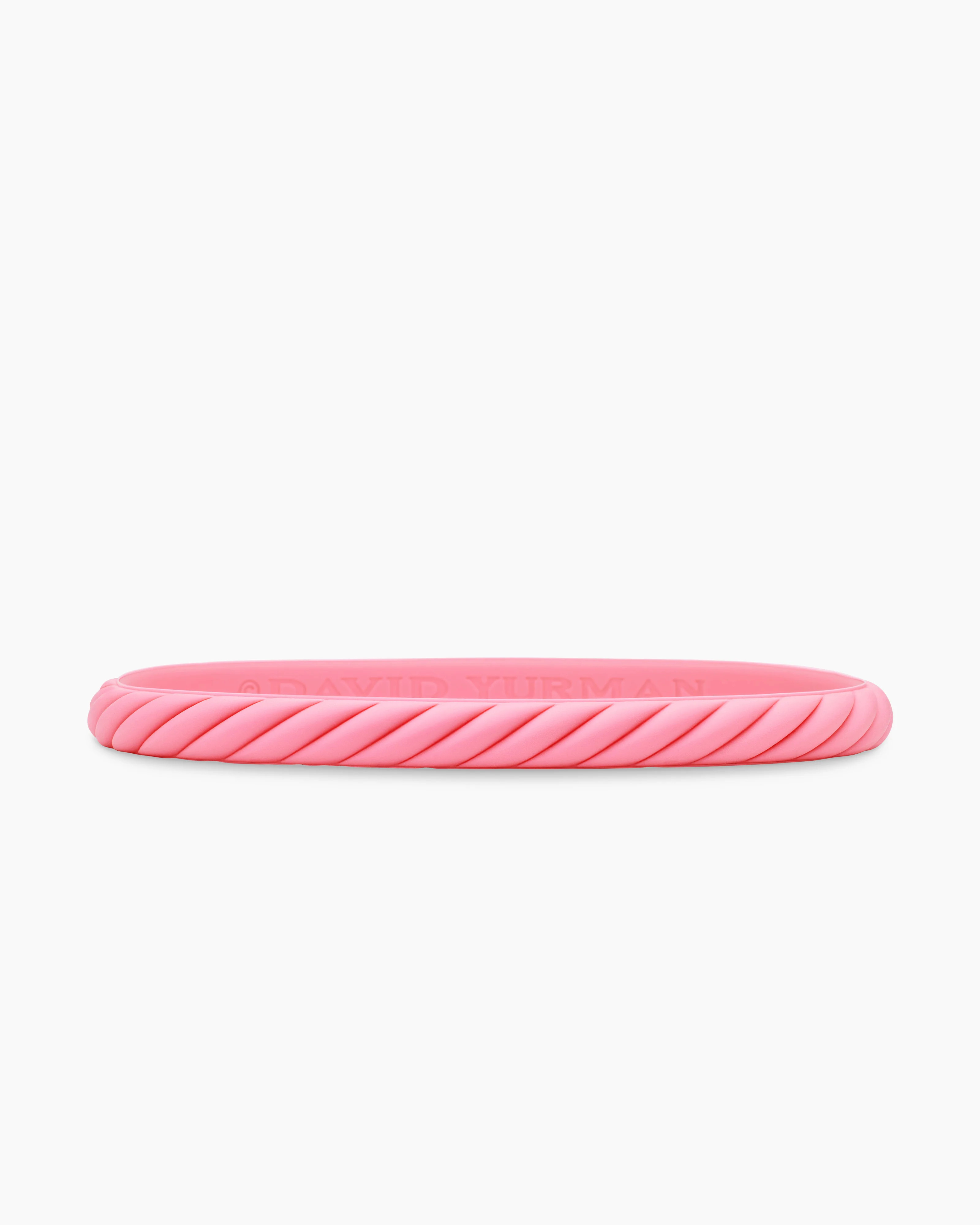 David Yurman | Cable Pink Rubber Bracelet, 6mm | David Yurman