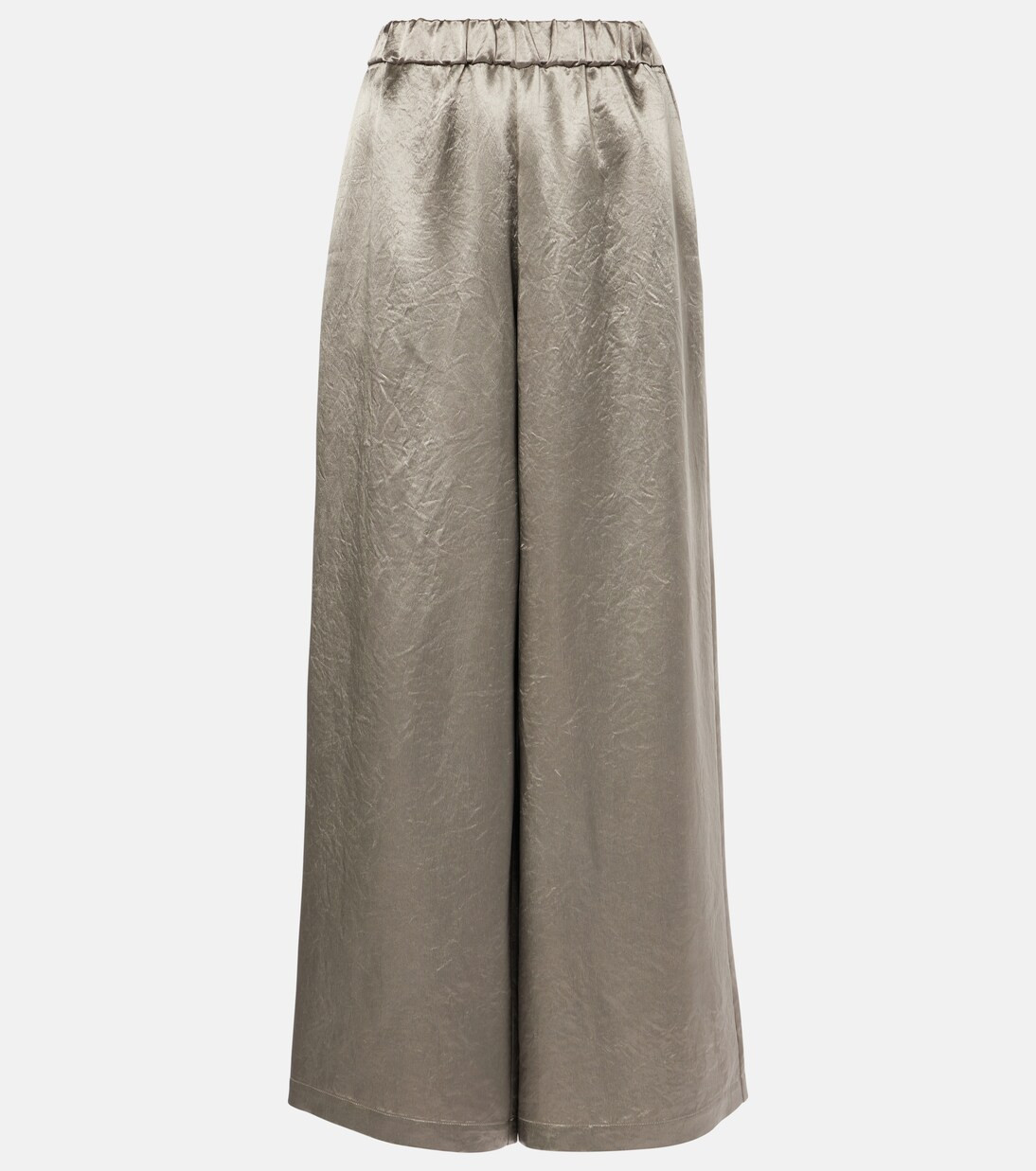 Accanto satin wide-leg pants | Mytheresa (UK)