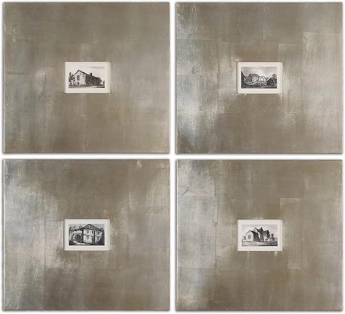 Uttermost 41295 Historical Buildings I/ii/iii/iv Set/4 | Amazon (US)