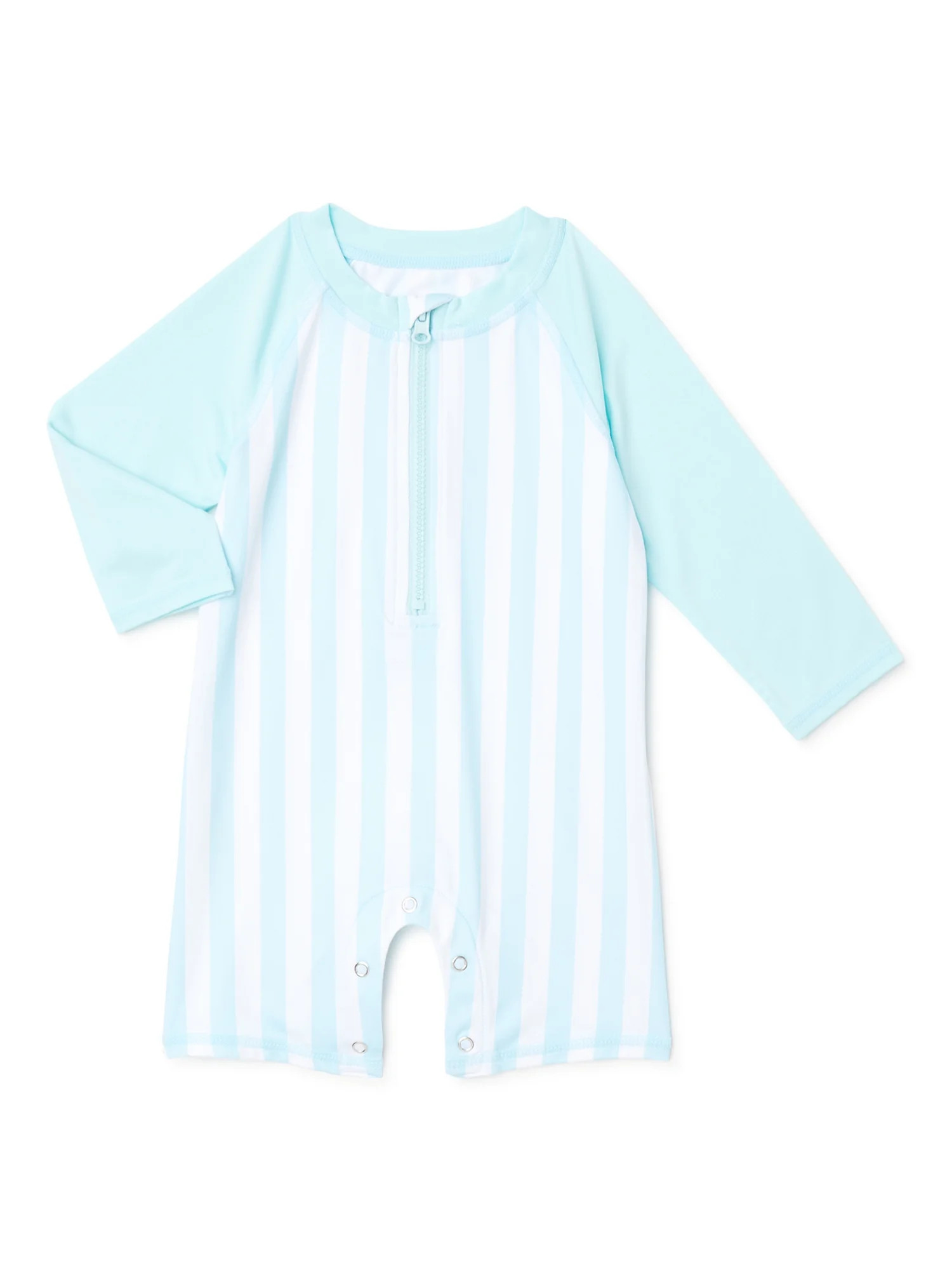 Wonder Nation Baby Rashguard Swimsuit, Sizes 0-12M - Walmart.com | Walmart (US)