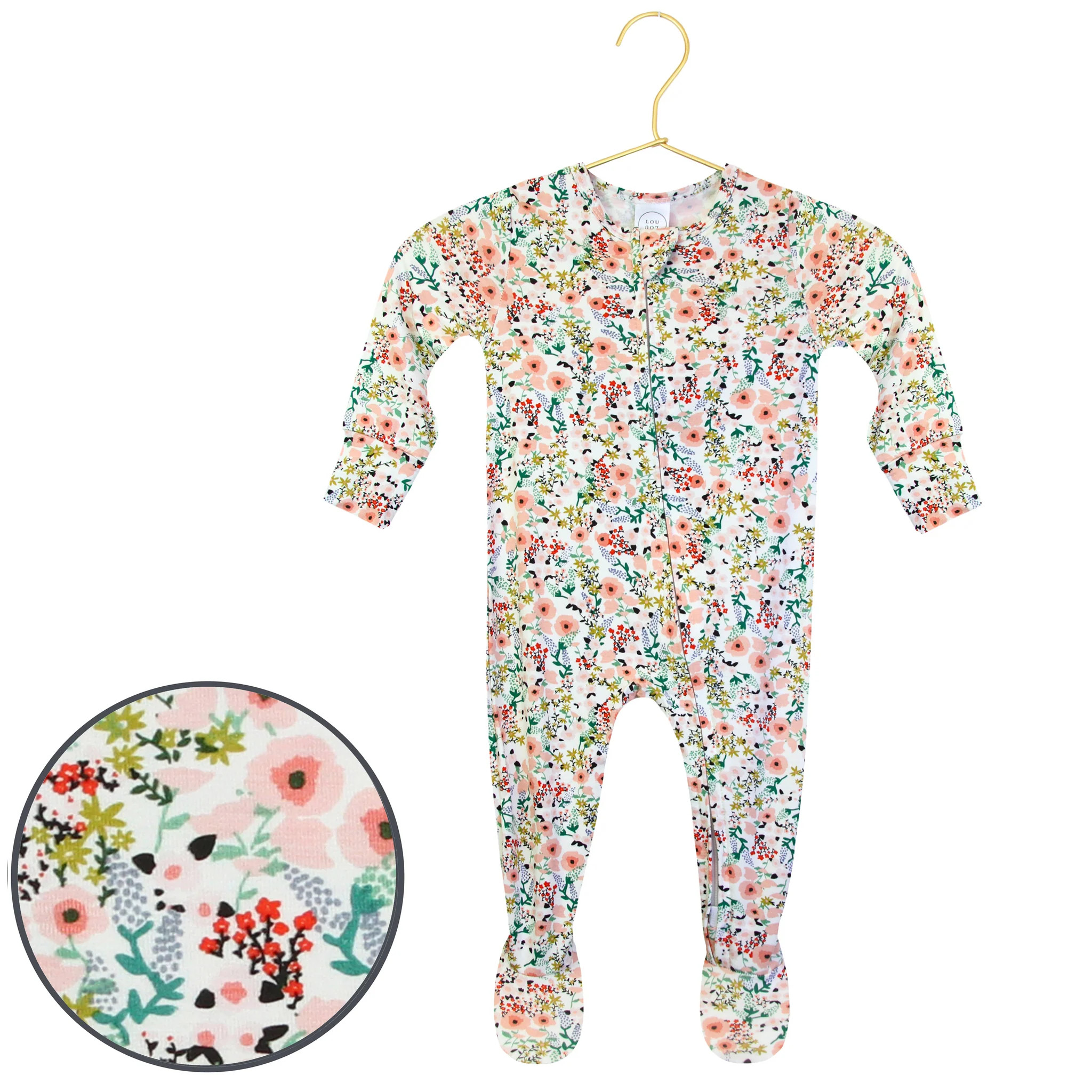 Millie Zipper Footies | Lou Lou & Company