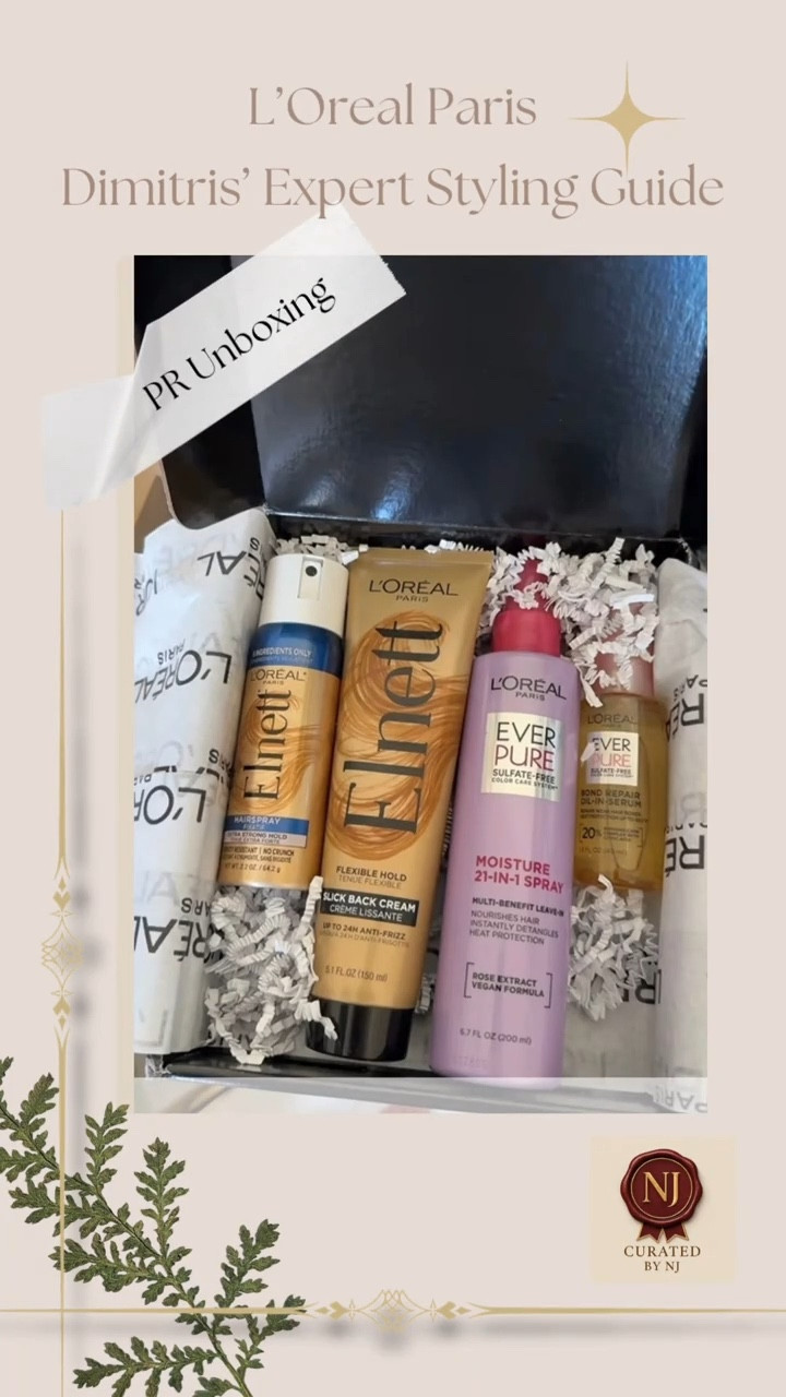 L’Oréal Paris | Dimitri’s Expert Styling Guide

Came home to another beautiful L’Oréal Paris delivery — this time featuring Dimitri Giannetto’s hand-picked styling essentials.

From flexible hold to bond-repair and heat protection, these are the tools behind polished, red-carpet-ready hair — without the heaviness.

This is the unboxing + first look. Styling and in-use results coming next.

Gifted by L’Oréal Paris.


#GiftedByLorealParis
#LorealPartner
#LorealParis
#LorealHairCare
#HairCareRoutine
#PRUnboxing
#BeautyCreator
#LuxuryBeauty
#CleanBeautyAesthetic
#EditorialBeauty
#Over30Beauty
#BeautyContent
#CuratedByNJ

#LTKBeauty #LTKgrwm #LTKFindsUnder50