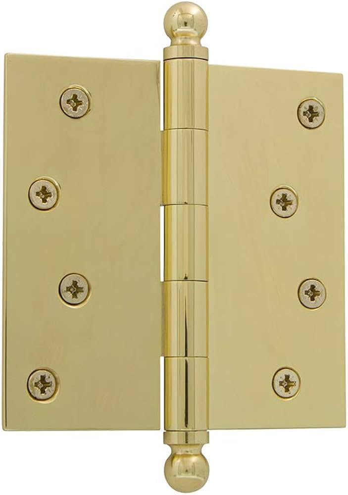 Nostalgic Warehouse Ball-Tip Residential Door Hinge with Square Corners | Amazon (US)