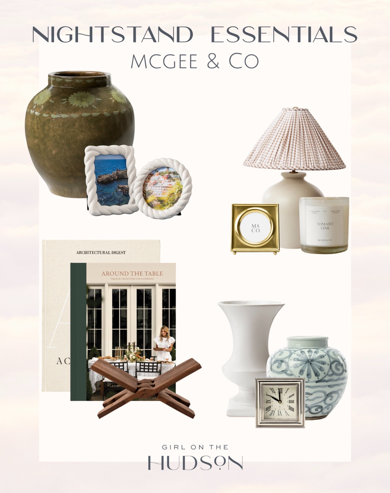 Bedside table essentials from McGee & Co! Accessories, lighting, picture frames and coffee table books to make your bedtime routine extra cozy.  

 #LTKmorningroutine #LTKselfcare #LTKHome