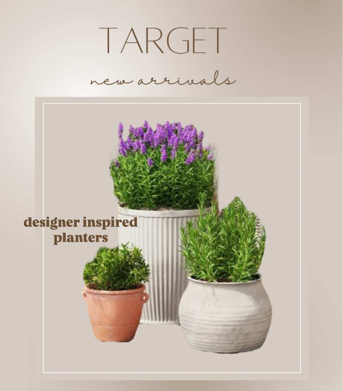 IN STOCK! Designer inspired planters under $50 🙌🏻 

#LTKFindsUnder50 #LTKHome #LTKSeasonal