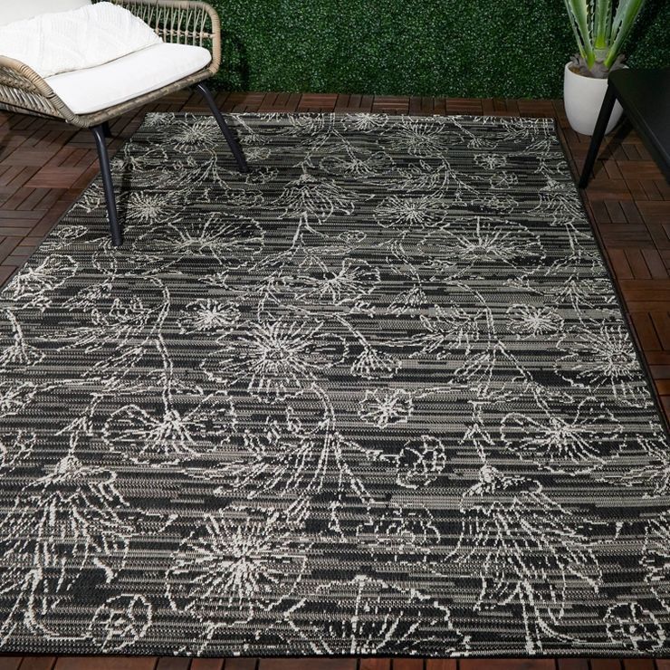 Outdoor Rug Traced Floral - Patio Decor | Target
