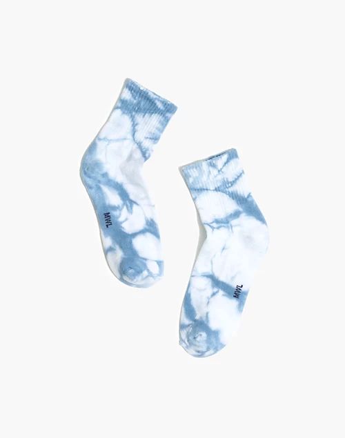 MWL Cloudlift Sneaker Ankle Socks in Tie-Dye | Madewell