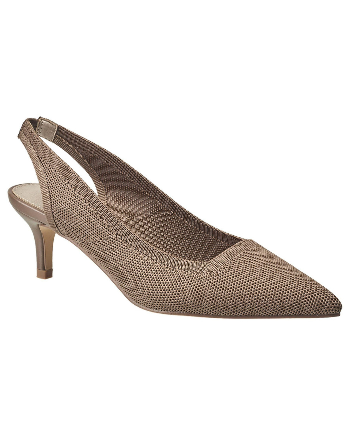 French Connection Ladies Viva Slingback Kitten Heel - Cafe | Macy's