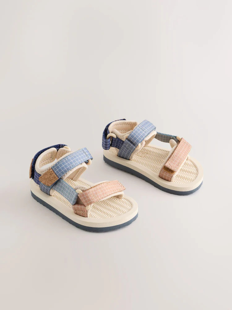 Neutral Wide Fit (G) Touch Fastening Trekker Walking Sandals | Next US