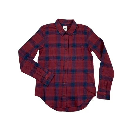 Vans Meridian Tibetan Red Women s Flannel Shirt Size M | Walmart (US)