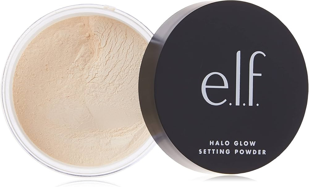 e.l.f, Halo Glow Setting Powder, Silky, Weightless, Blurring, Smooths, Minimizes Pores and Fine L... | Amazon (US)
