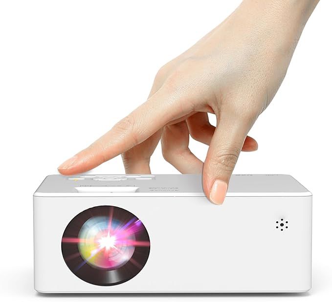 Mini Projector with Tripod, Portable Projector for Iphone, 9500Lumens Full HD 1080P Supported Mov... | Amazon (US)