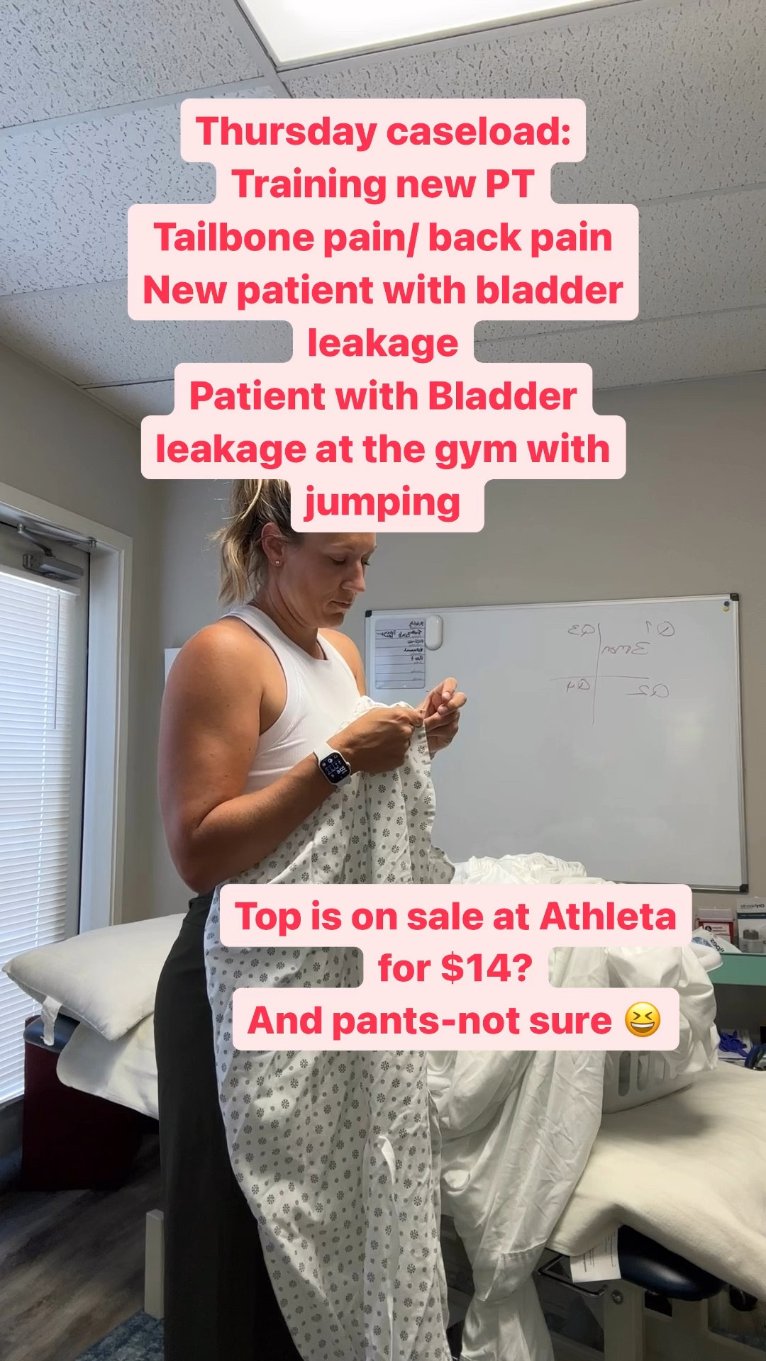 I’m 5’9” and wear a large in the renew tank and am an 8 tall in the pants!!

#LTKWorkwear #LTKFamily #LTKFitness