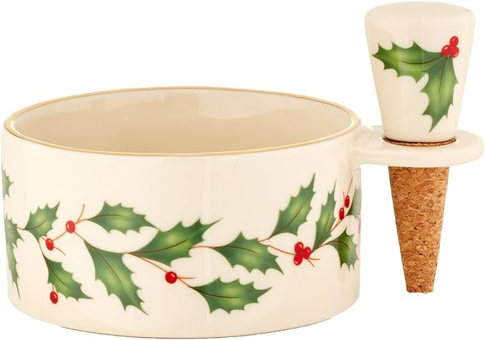 Lenox 870006 Hosting The Holidays Wine Coaster & Stopper Set | Amazon (US)