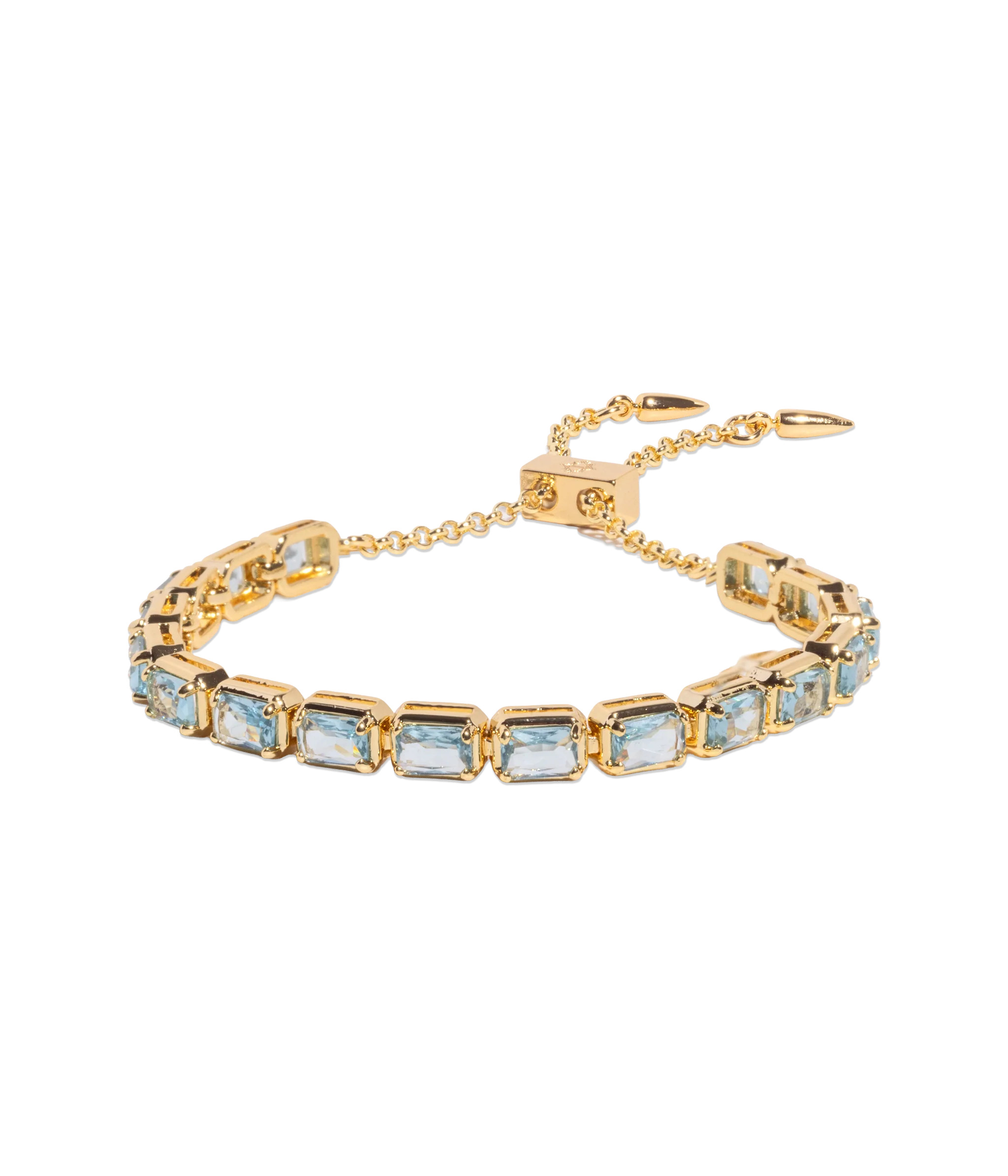 Liza Slider Bracelet in Aqua | Loren Hope Designs