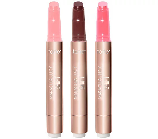 tarte Maracuja Juicy Shift Plumping Lip Trio | QVC