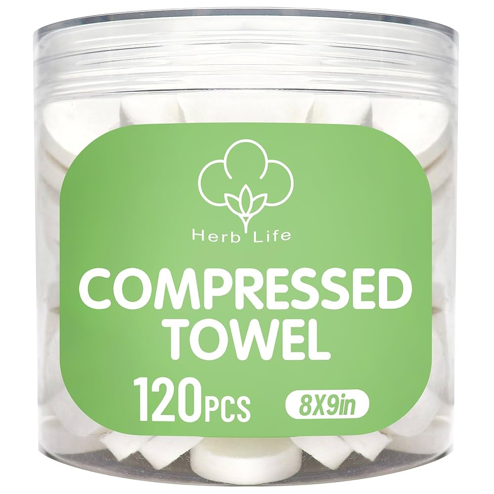 120 Pcs Mini Compressed Towels, Disposable Face Compressed Towel, Compressed Cotton Hand Wipe, Ca... | Amazon (US)