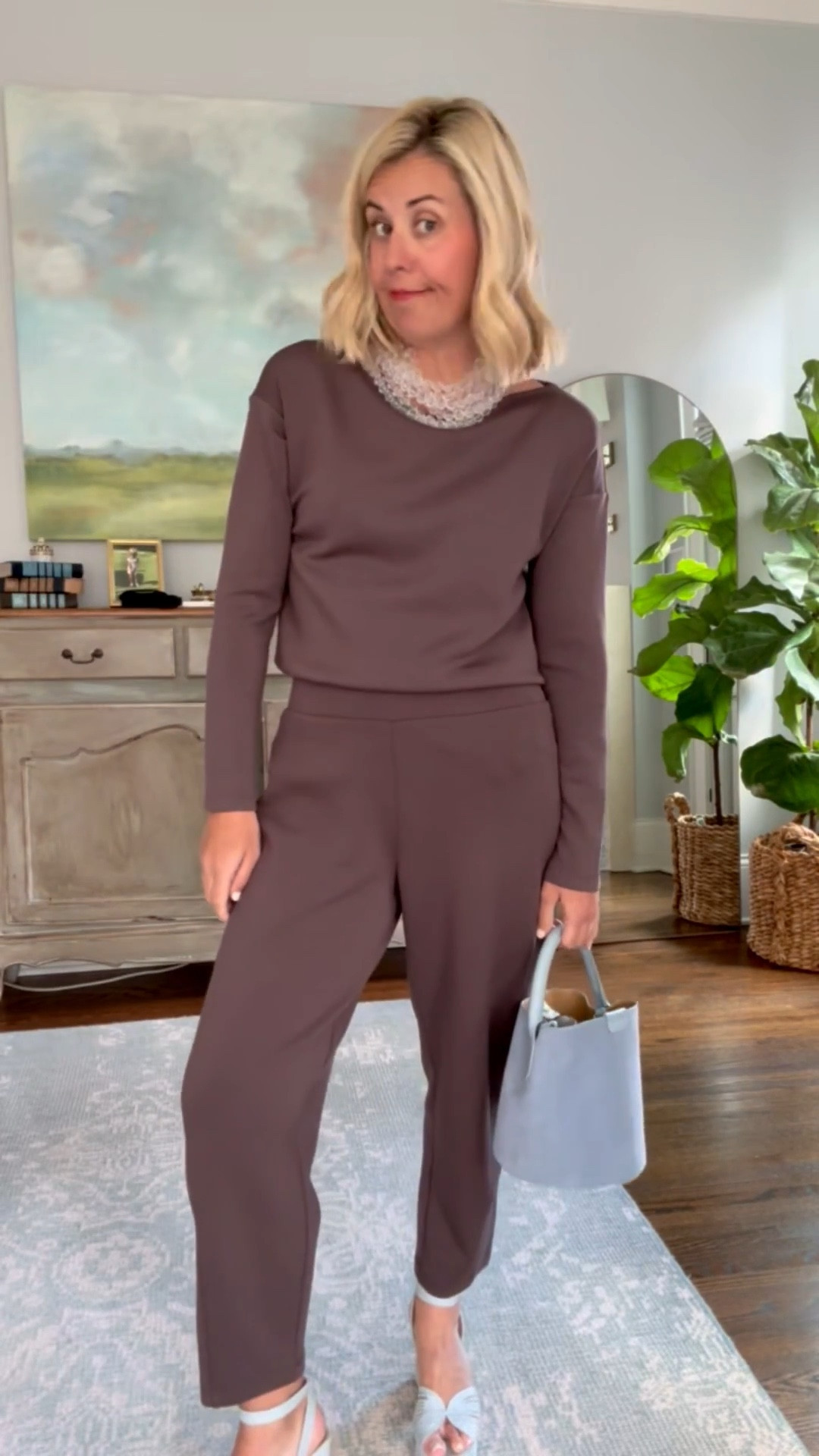 On sale! I think we all know by now how obsessed I am with this Spanx Barrel Pant! I love to dress mine up with a monochromatic look and pops of color! 

*be sure to use code LTKSPANX for 20% off (almost) sitewide through 3/15!

Tops- xs
Pants - petite small 
Leggings - 7/8 small
Maxi Dress - small 
Colorblock Jumpsuit -  small petite 
Draped Jumpsuit - small petite 

#LTKgrwm #LTKPetite #LTKmomlife