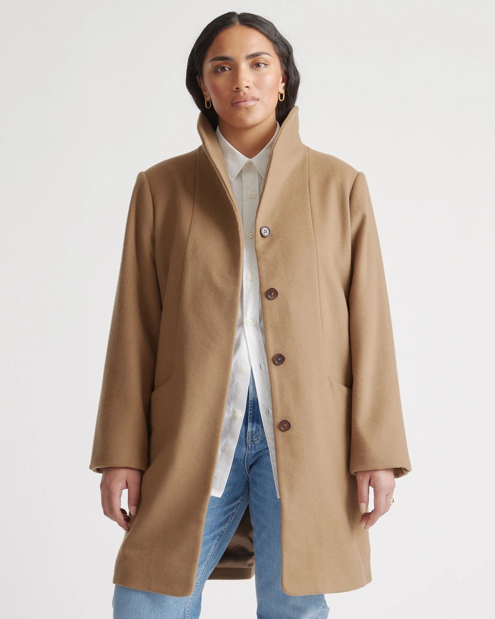 Italian Wool Cocoon Coat | Quince