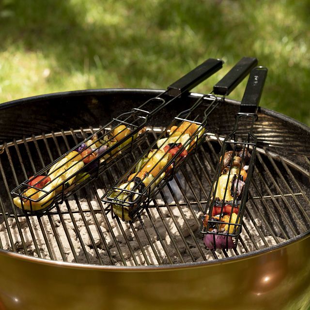 Kabob Grilling Baskets | UncommonGoods