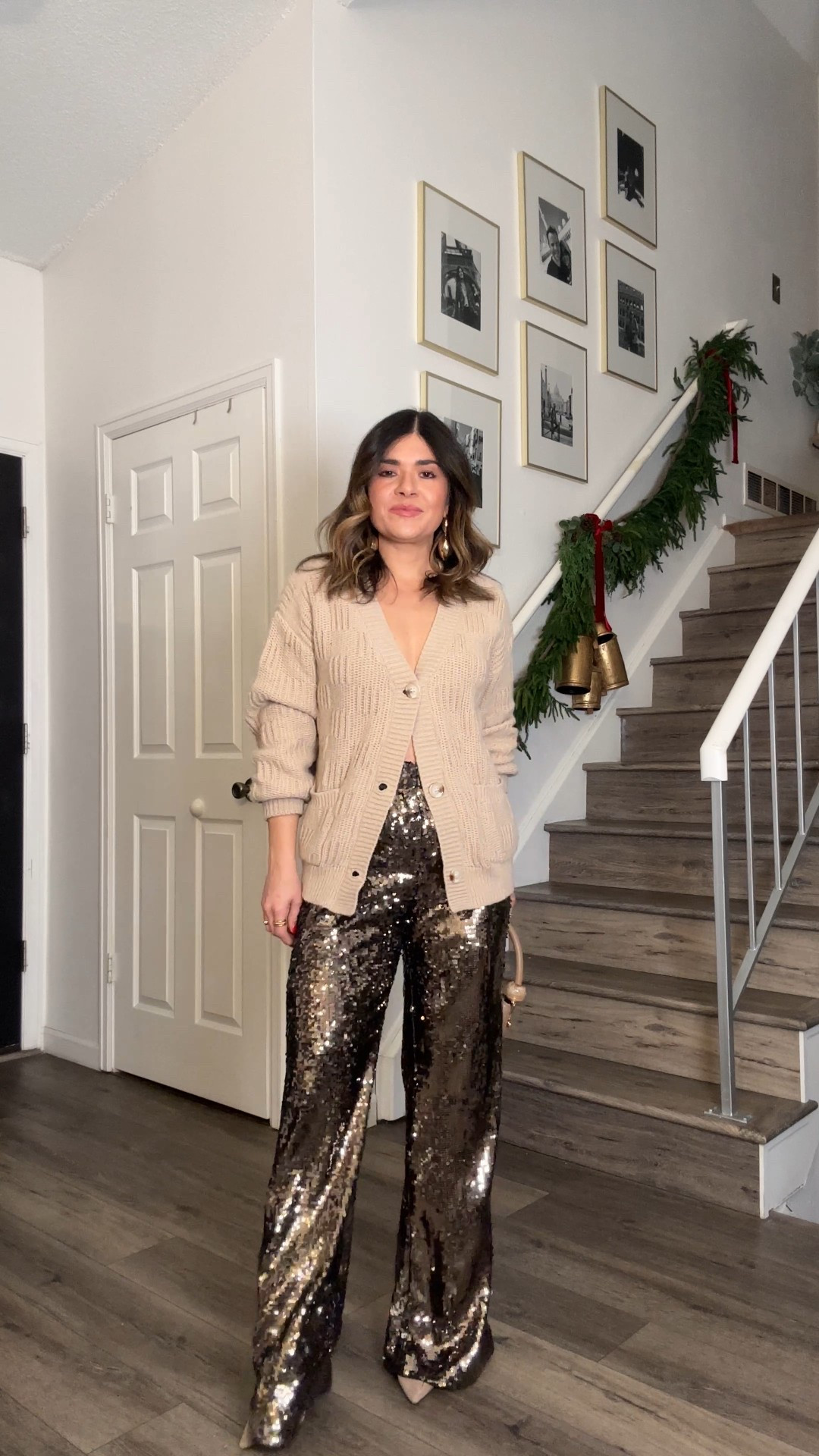 I love how chic these sequin pants look with a knit cardigan! 
Cardigan size small
Pants size small


#LTKFindsUnder50 #LTKootd #LTKHoliday