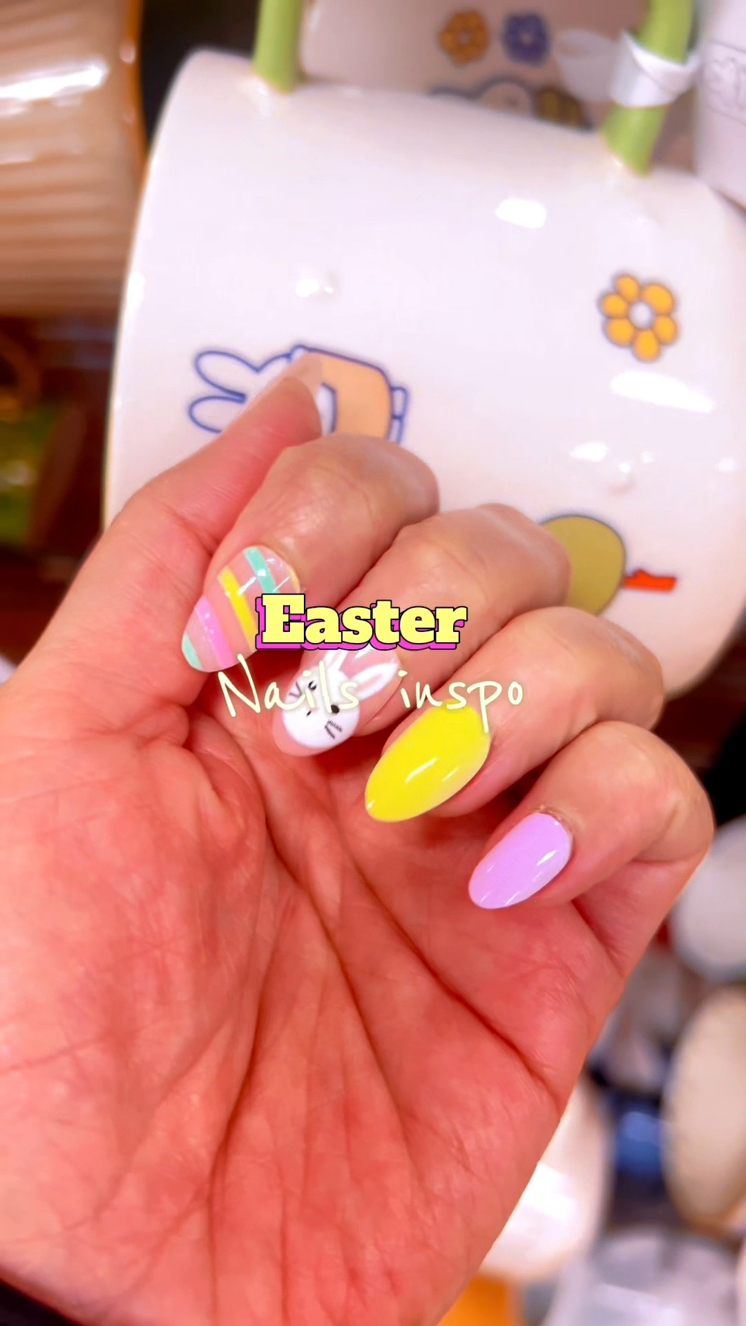 Easter press-ons. For a prime members are free shipping and next day delivery
#nailsart #pastelnails #affordablenailsart