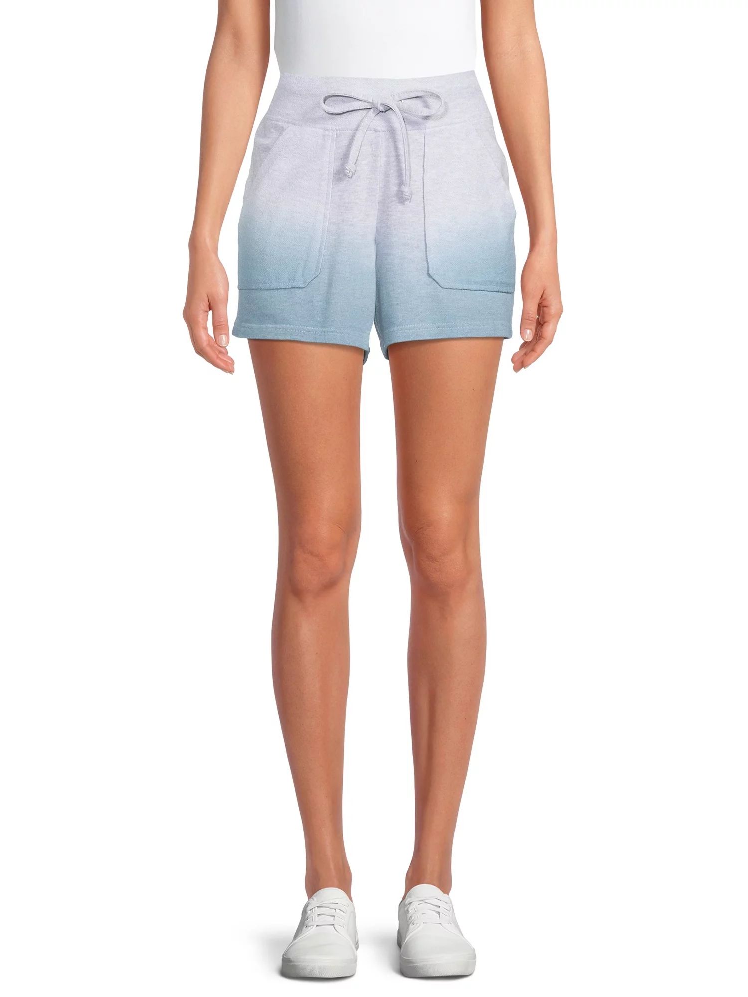 Silverwear Women's Active French Terry Ombre Shorts | Walmart (US)