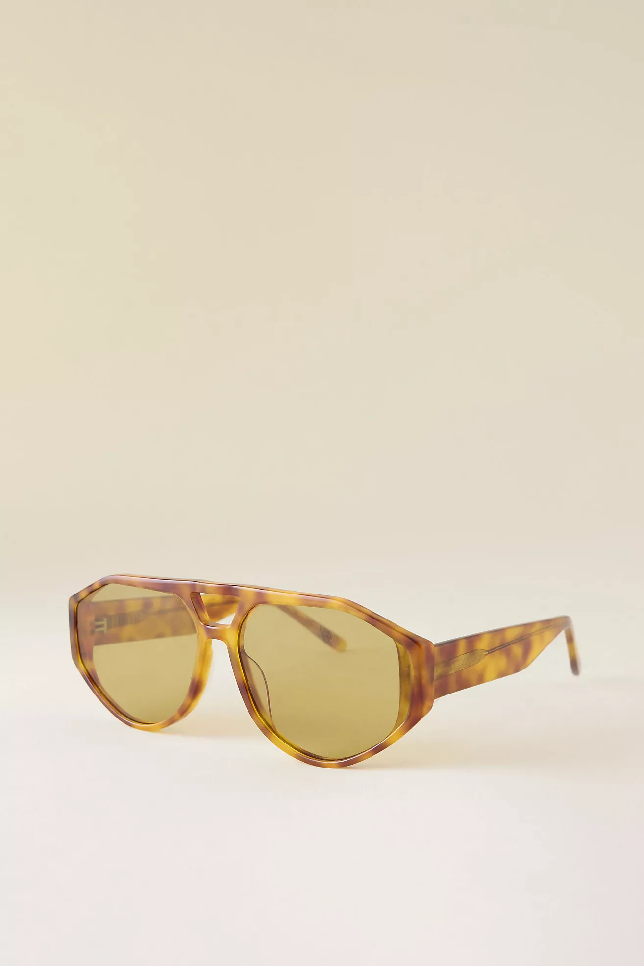By Anthropologie Angular Aviator Sunglasses | Anthropologie (UK)