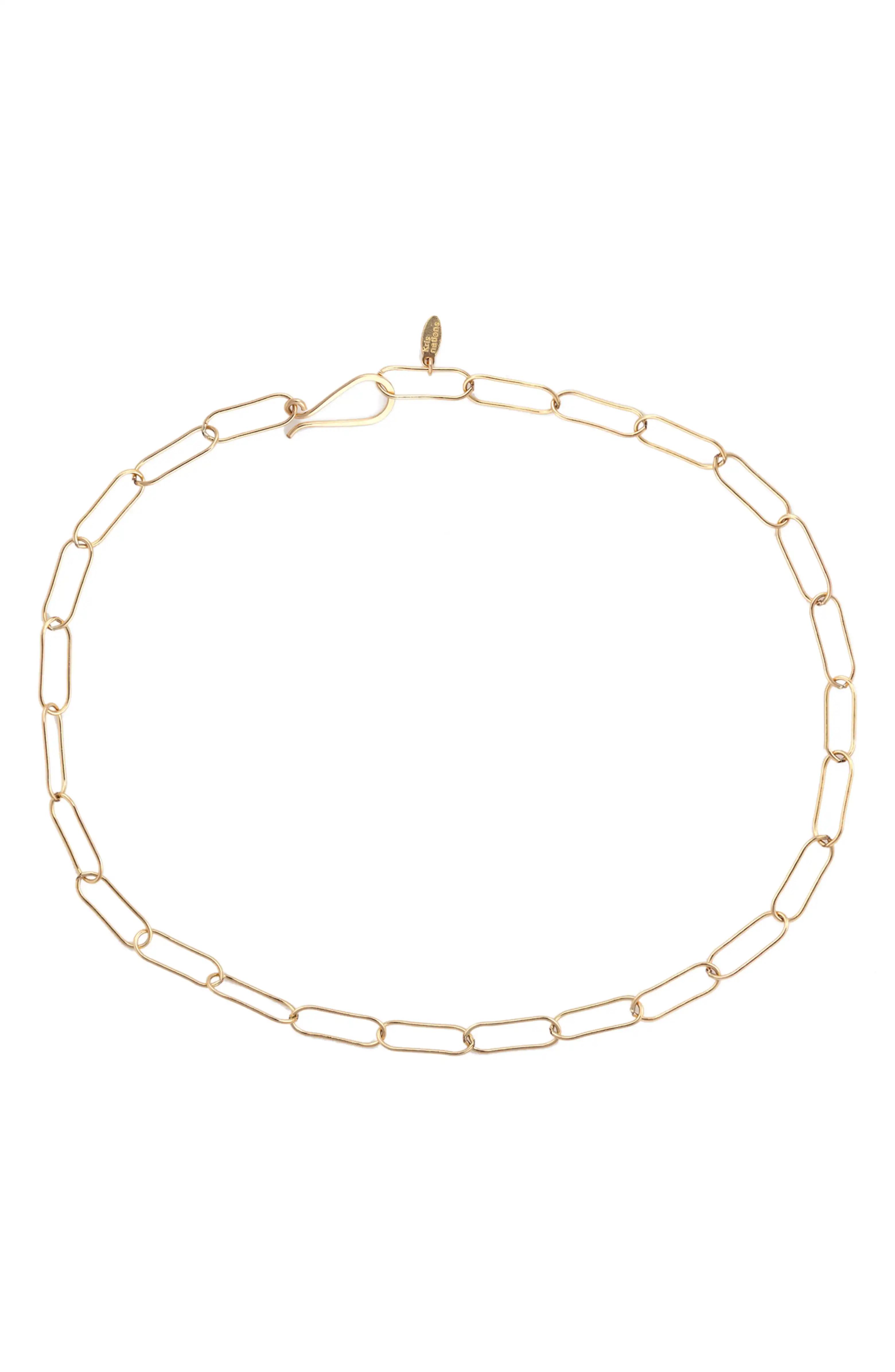 Large Link Chain Choker Necklace | Nordstrom